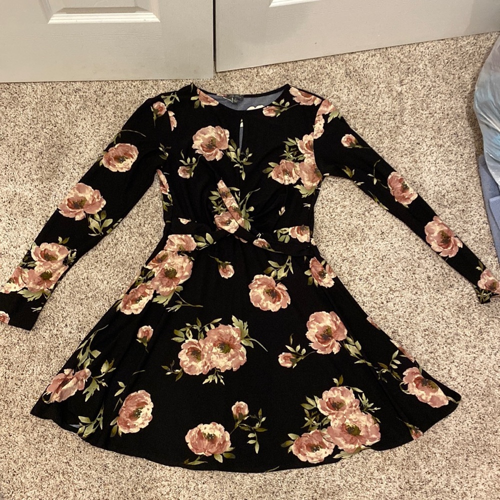 Lily Rose floral pattern formal dress